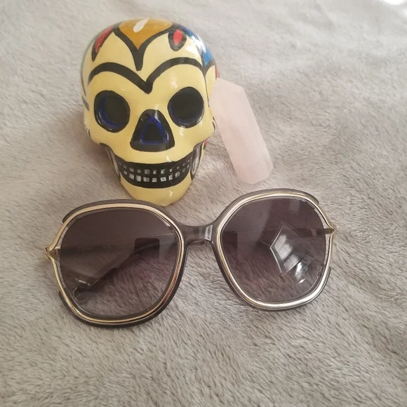 Chloe Jayme Sunglasses Chloe Style Jayme CE688S BrownRetro Sunglasses, Size OS main image 4